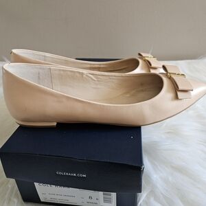 Cole Haan Women's Tan Leather Flats